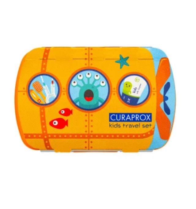 Curaprox Kids Travel Set για 6-12 Ετών Πορτοκαλί με Οδοντόβουρτσα Ταξι … Curaprox Kids Travel Set για 6-12 Ετών Πορτοκαλί με Οδοντόβουρτσα Ταξι …