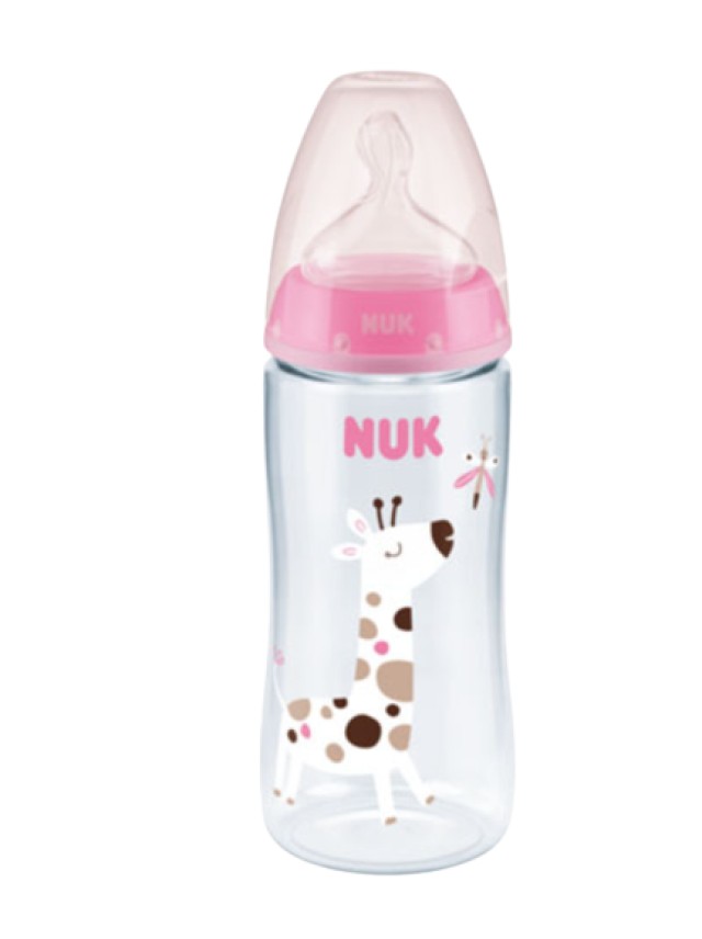 Nuk First Choice+ Μπιμπερό Πολυπροπυλενίου (PP) 6-18m+ με Δείκτη Ελέγχ …