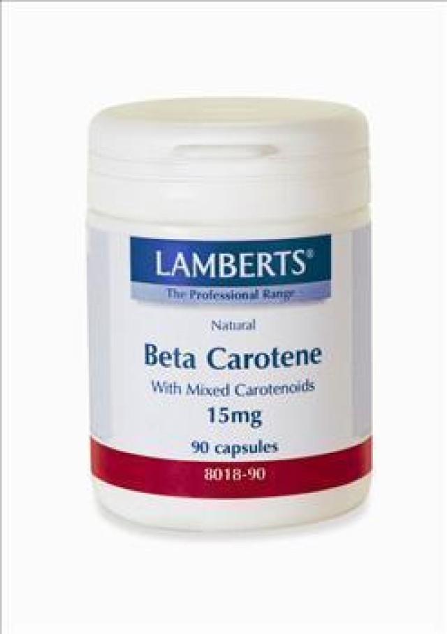 Lamberts Natural Beta Carotene 15mg Συμπλήρωμα Με Ισχυρή Αντιοξειδωτικ …