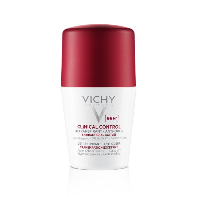 Vichy Deodorant Clinical Control for Sensitive Skin Αποσμητικό Roll-on …