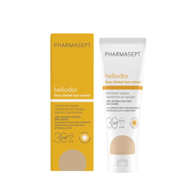 Pharmasept Heliodor Face Tinted Sun Cream SPF30 με Φυσικό Αντηλιακό Φί … Pharmasept Heliodor Face Tinted Sun Cream SPF30 με Φυσικό Αντηλιακό Φί …