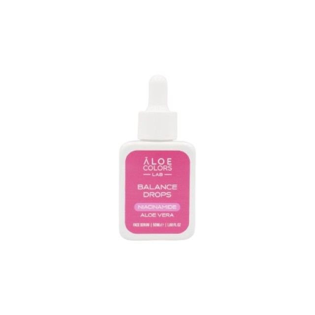 Aloe Colors Face Serum Balance Drops Niacinamide Ορός Προσώπου με Νιασ &hellip;