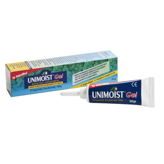 Intermed Unimoist Gel Για Την Ανακούφιση της Ξηροστομίας 30gr Intermed Unimoist Gel Για Την Ανακούφιση της Ξηροστομίας 30gr