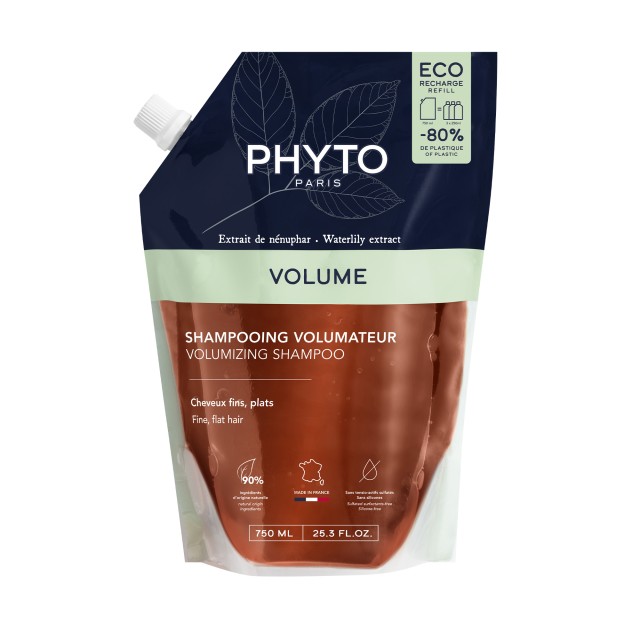 Phyto Volume Volumizing Shampoo Σαμπουάν για Όγκο 750ml Refill Phyto Volume Volumizing Shampoo Σαμπουάν για Όγκο 750ml Refill