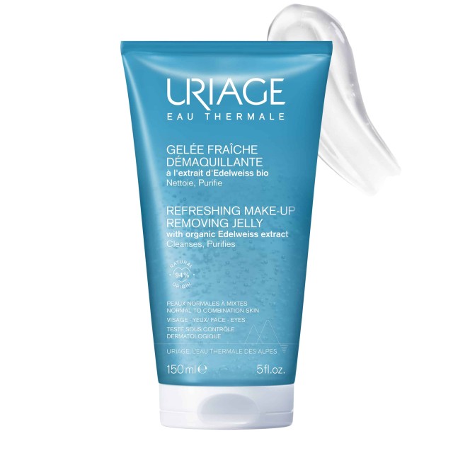 Uriage Refreshing Make Up Removing Jelly Αναζωογονητικό Gel Καθαρισμού …
