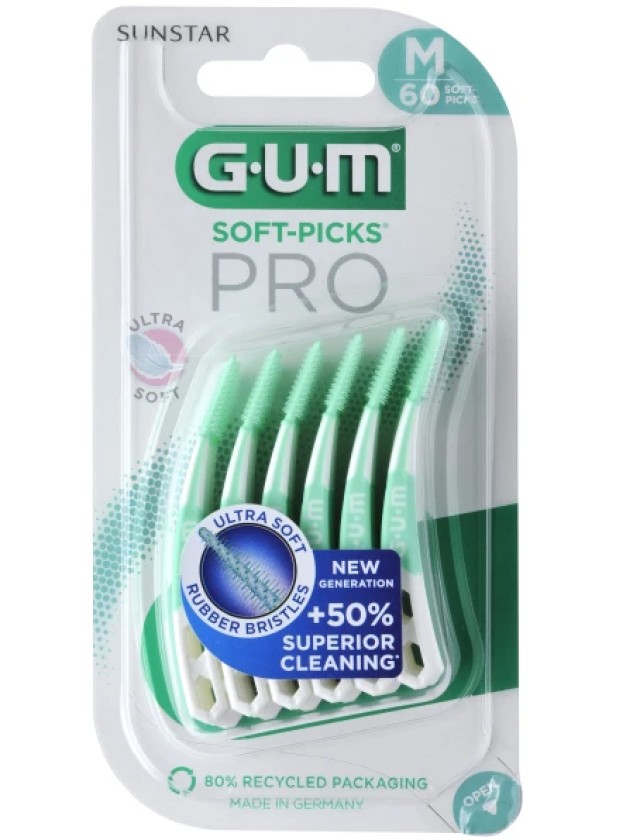 Gum Soft Picks Pro 690 Μεσοδόντια Βουρτσάκια Medium 30 Τεμάχια [650130 …