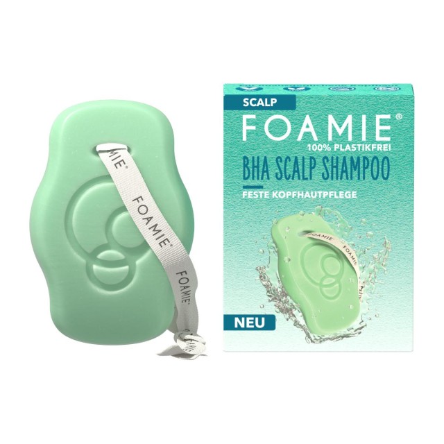 Foamie Scalp Salicylic Acid BHA Σαμπουάν σε Μορφή Μπάρας για Αδύναμα Μ &hellip;