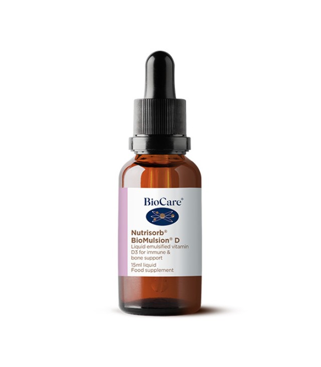 BioCare Nutrisorb Liquid BioMulsion D 1000iu για το Ανοσοποιητικό Σύστ &hellip;