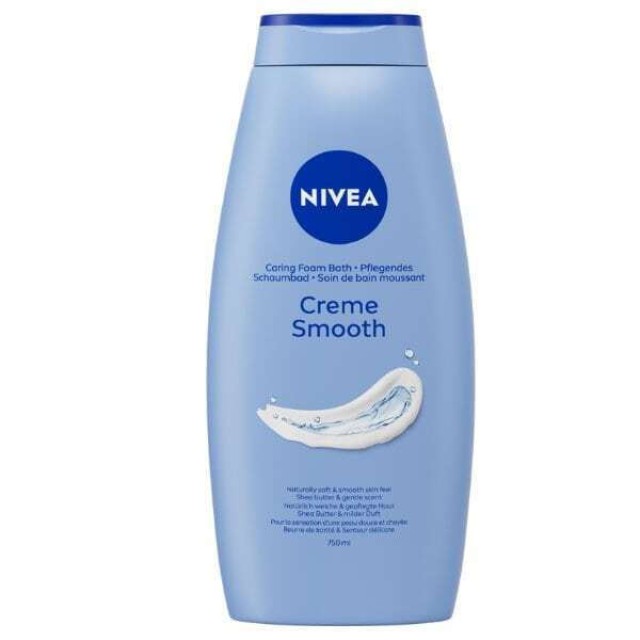Nivea Creme Smooth Κρεμώδης Απαλό Αφρόλουτρο με Shea Butter για Μεταξέ &hellip;