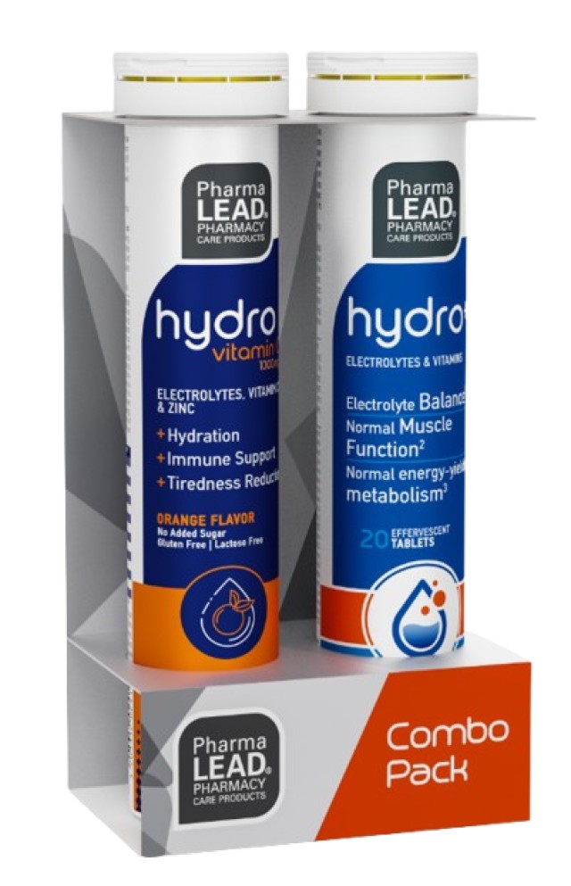 PharmaLead PROMO Hydro Vitamin C 1000mg Πορτοκάλι 20 Αναβράζοντα Δισκί …