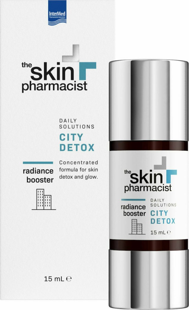 The Skin Pharmacist City Detox Radiance Booster Συμπυκνωμένη Φόρμουλα για Αποτοξίνωση & Λάμψη της Επιδερμίδας 15ml
