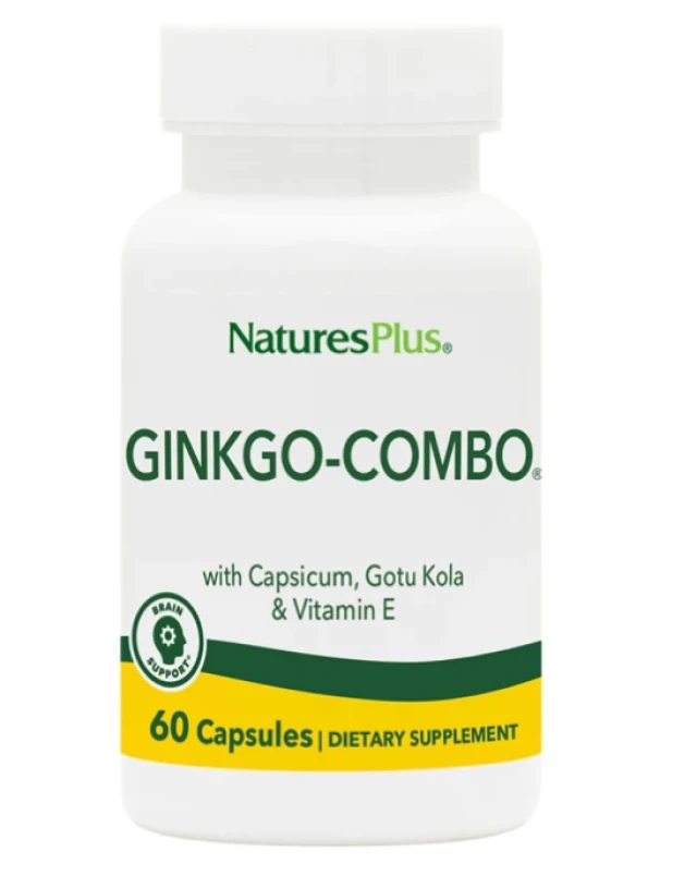 Natures Plus Ginkgo Combo Memory Supplement 60 …