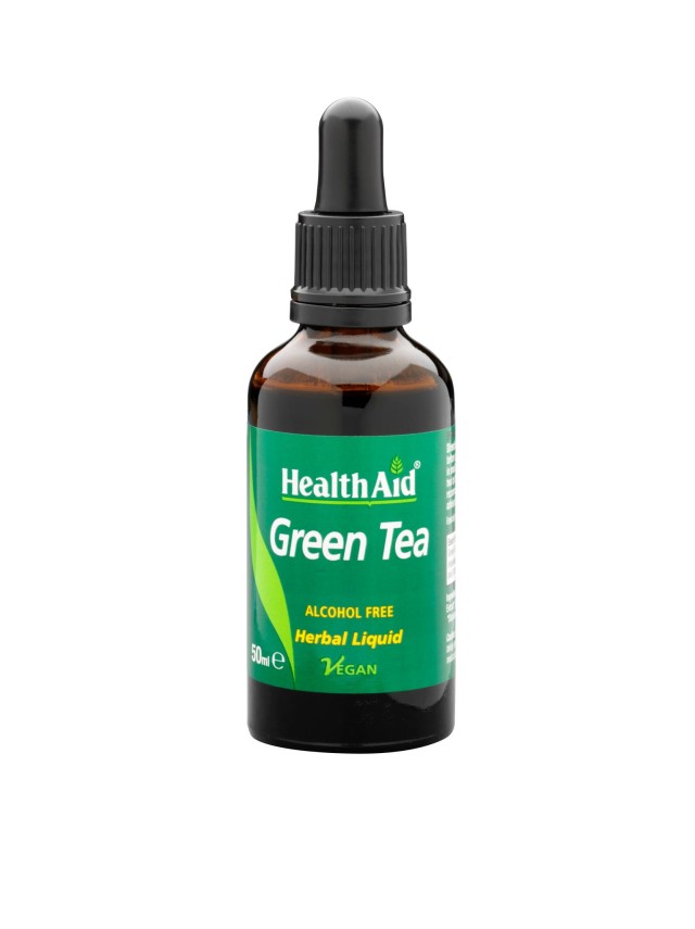 Health Aid Green Tea Liquid Συμπλήρωμα Διατροφής με Πράσινο Τσάι σε Υγρή Μορφή με Αντιοξειδωτική Δράση 50ml