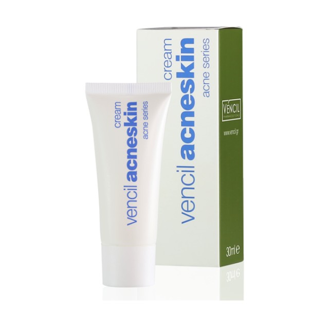 Vencil Acne Series Acneskin Cream Κρέμα Προσώπου Για Μείωση Λιπαρότητας - Ερυθρότητας 30ml