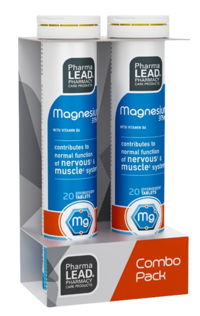 Pharmalead PROMO Magnesium 375mg + Vitamin B6 Lime για τη Φυσιολογική …