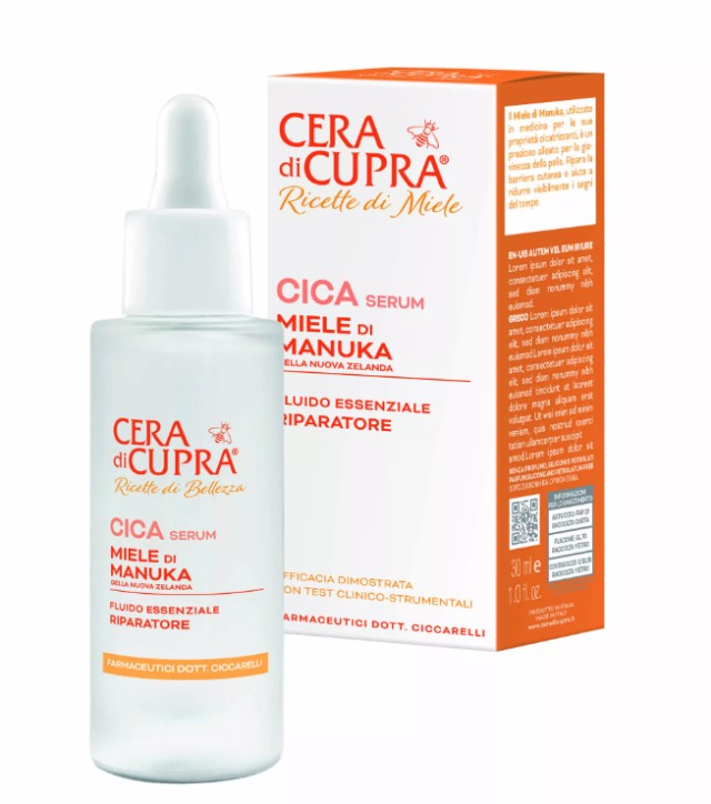 Cera di Cupra Ορός Προσώπου Επανόρθωσης & Ενίσχυσης Cica Serum με Μέλι …