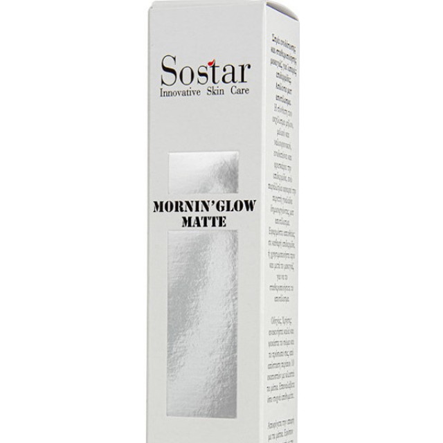 Sostar Mornin Glow Matte Spray Ενυδάτωσης & Σταθεροποίηση Μακιγιάζ Για Λιπαρές Επιδερμίδες 125ml