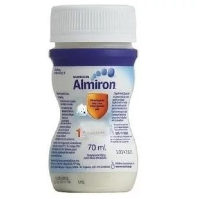 Nutricia Almiron 1 Γάλα σε Υγρή Μορφή για Βρέφη από 0-6 Μηνών 24 Τεμάχ … Nutricia Almiron 1 Γάλα σε Υγρή Μορφή για Βρέφη από 0-6 Μηνών 24 Τεμάχ …