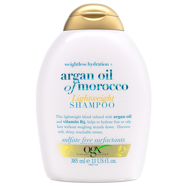 OGX Argan Oil of Morocco Lightweight Shampoo, Σαμπουάν για Ενυδάτωση & …