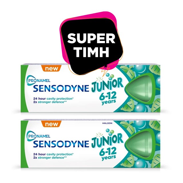 Sensodyne Bundle Pronamel Junior Παιδική Οδοντόκρεμα για Ευαίσθητα Δόν &hellip;