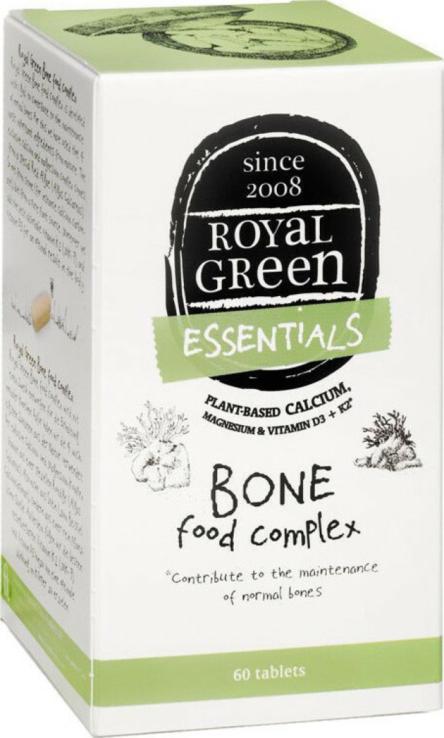 Royal Green Bone Food Complex Συμπλήρωμα  Διατροφής για την Υγεία των Οστών 60 ταμπλέτες
