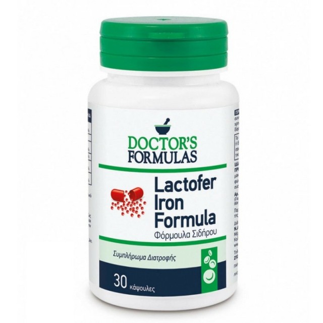 Doctors Formulas Lactofer Iron Formula με Σίδηρο, Λακτοφερίνη, Χαλκό & … Doctors Formulas Lactofer Iron Formula με Σίδηρο, Λακτοφερίνη, Χαλκό & …